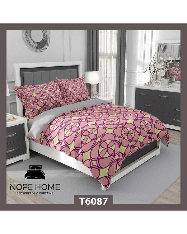 سرویس لحاف روتختی یک نفره 5 تکه نوپه هوم Nopehome طرح مدرن کد T6087