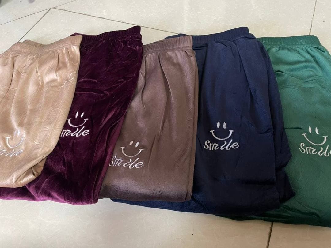 شلوار مخمل لبخند کد 7350