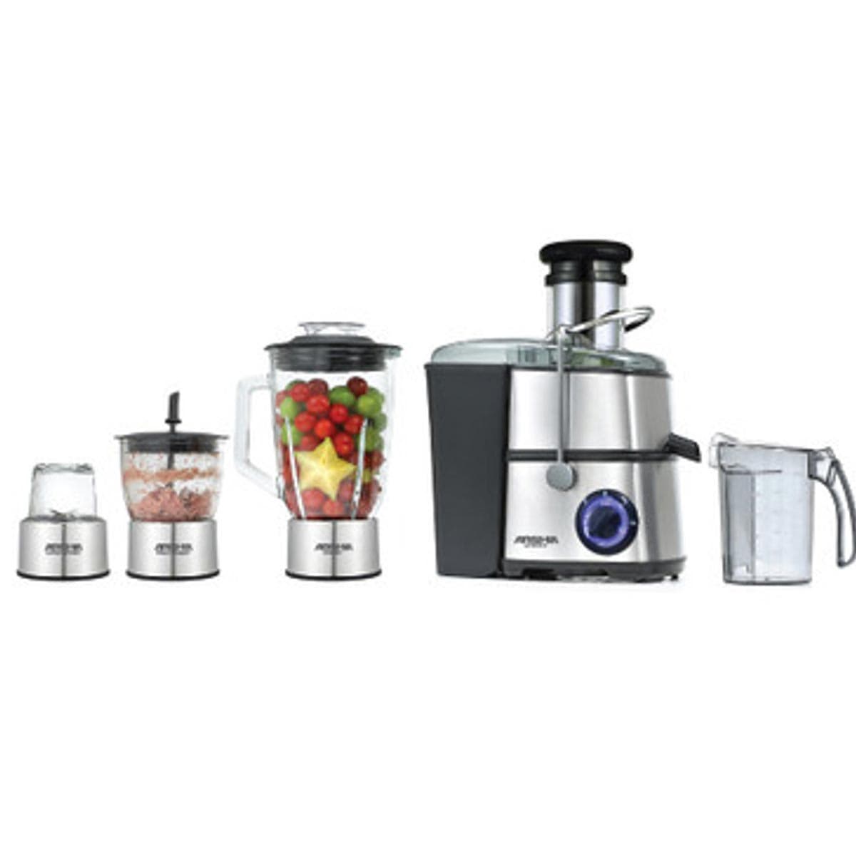 آبمیوه گیری ۴ کاره مشکی عرشیا مدل JE133-2544