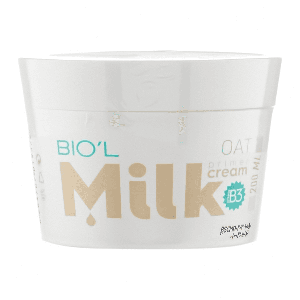 كرم نرم كننده پوست بيول شیر و جو حاوی ویتامین B3 حجم 200 ميلی ليتر