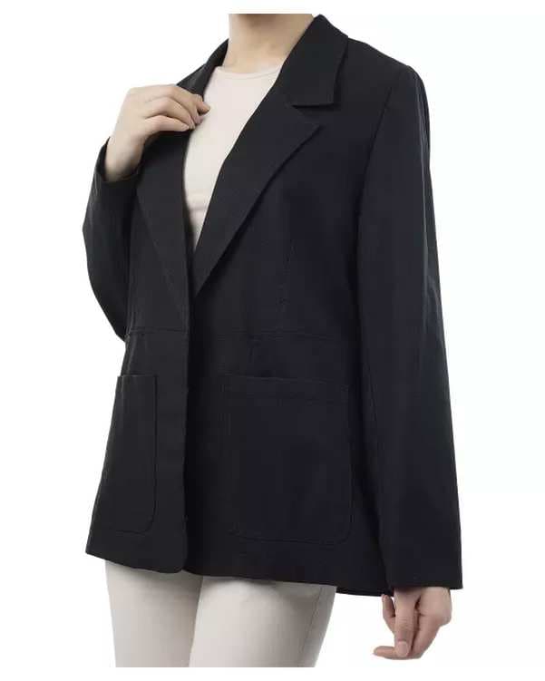 کت زنانه مشکی ریس Rees کد 1000129-01