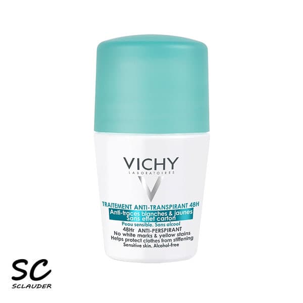 رول ضد تعریق دئودورانت 48 ساعته ضدلک ویشی VICHYمدل Anti-Transpirant/Spots