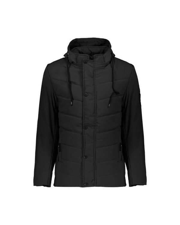 کاپشن مردانه مشکی والیانت استایل Valiant Style مدل TC کد K100801