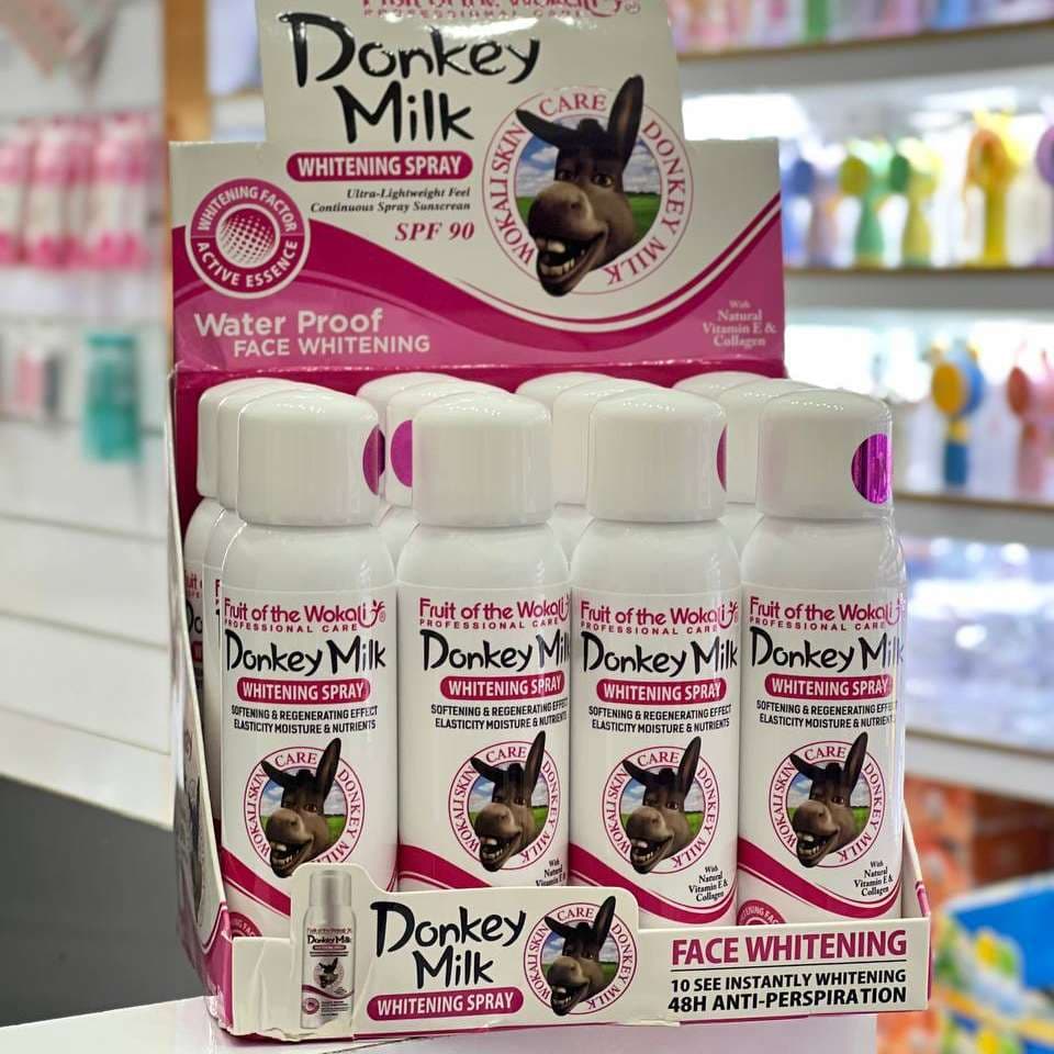 اسپری سفیدکننده شیر الاغ پوکه قرمز WOKALI