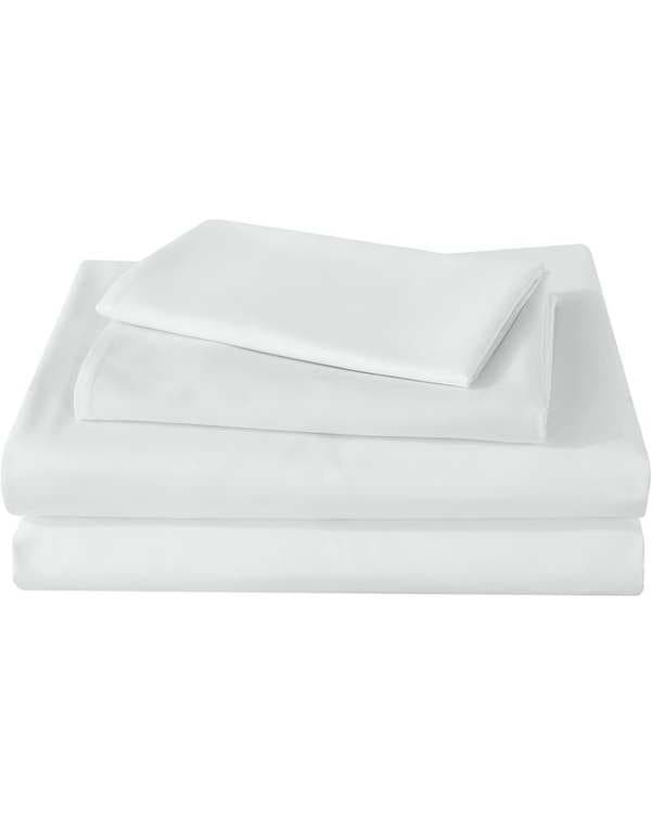 نیم ست ملحفه دو نفره 3 تکه عرض 140 سفید ای اس اف ASF مدل MICRO LADY