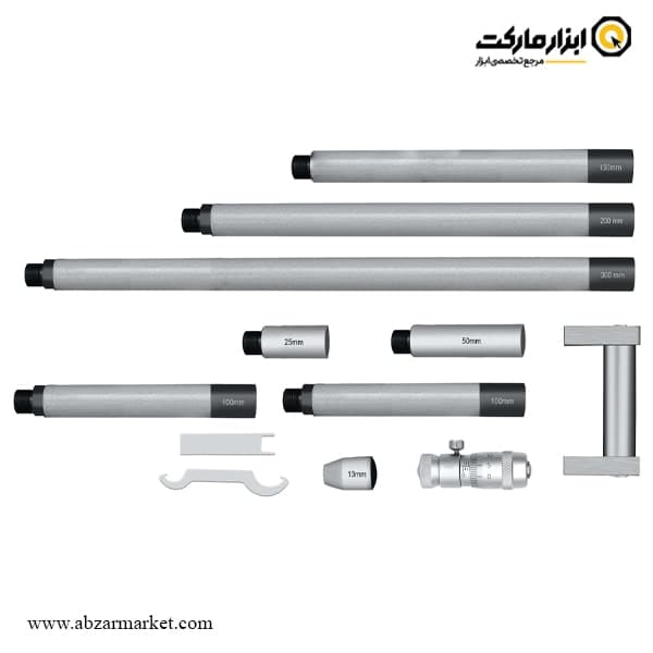 ست میکرومتر لوله داسکوا داخل سنج 1000-50 میلی متر مدل 8118-4311