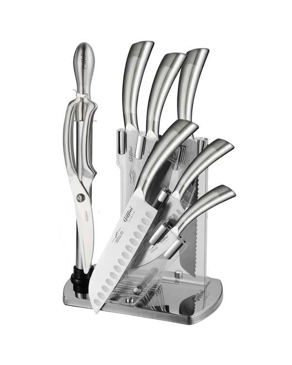 سرویس چاقو 9 پارچه استیل جی فی نی GIFFINI مدل S-01