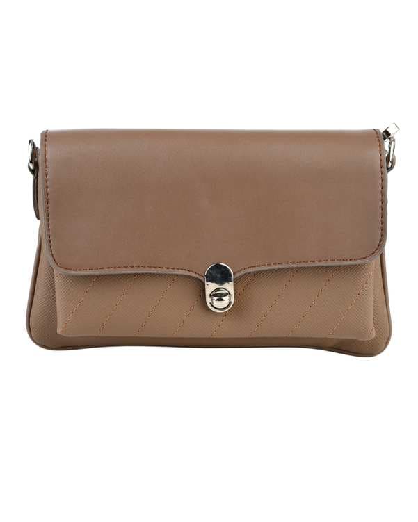 کیف زنانه دوشی گردویی بیسراک Bisrak مدل SL-610-102