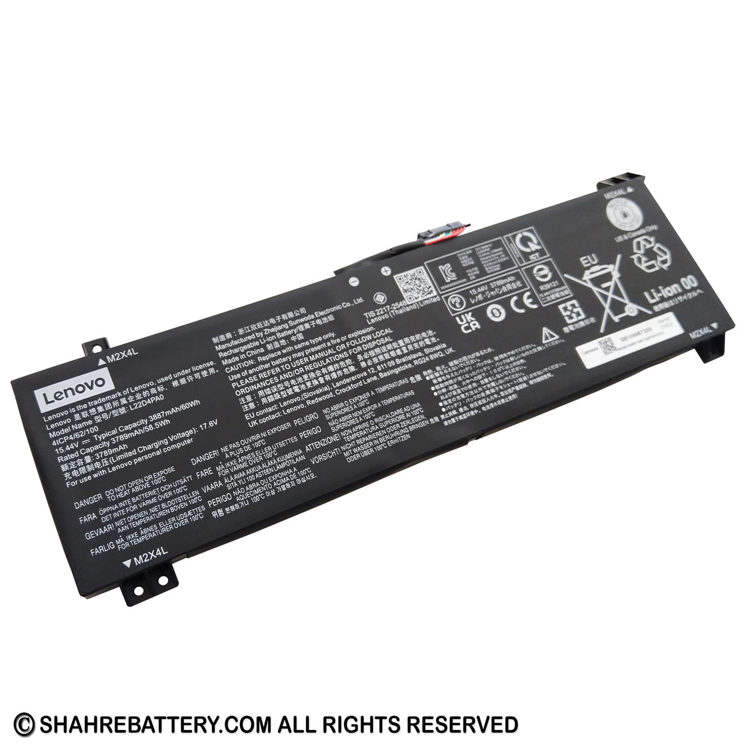 باتری اورجینال لپ تاپ لنوو Lenovo LOQ 15IRH8 L22X4PA0