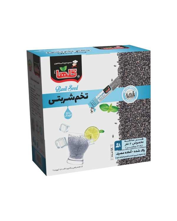 ساشه تخم شربتی 10 گرمی گلها بسته 18 عددی