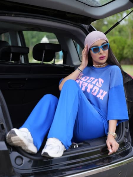 ست تیشرت و شلوار لوییس کد 6026