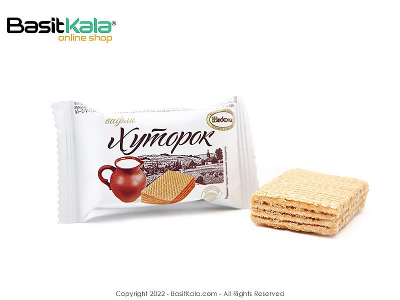 ویفر زیموپوک با مغز کرم شیری آکوند