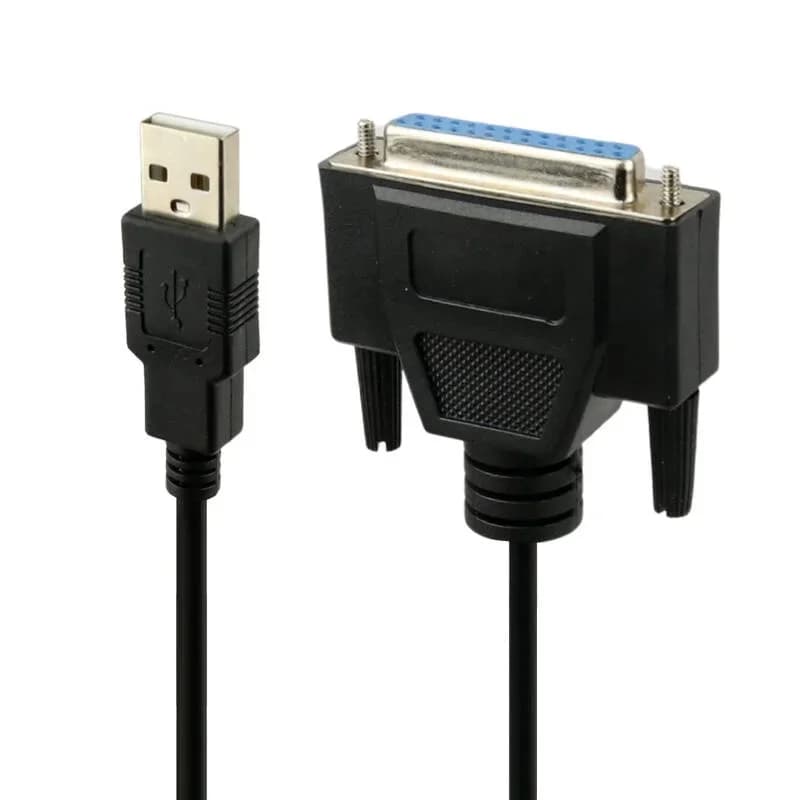 کابل تبدیل USB به پارالل 25 پین کی نت مدل K-CU202515 به طول 1.5 متر