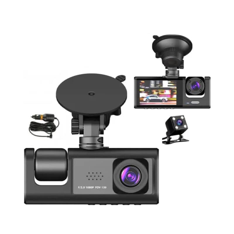 دوربین 3 لنزه خودرو وای فای دار برند BLACK BOX مدل C309