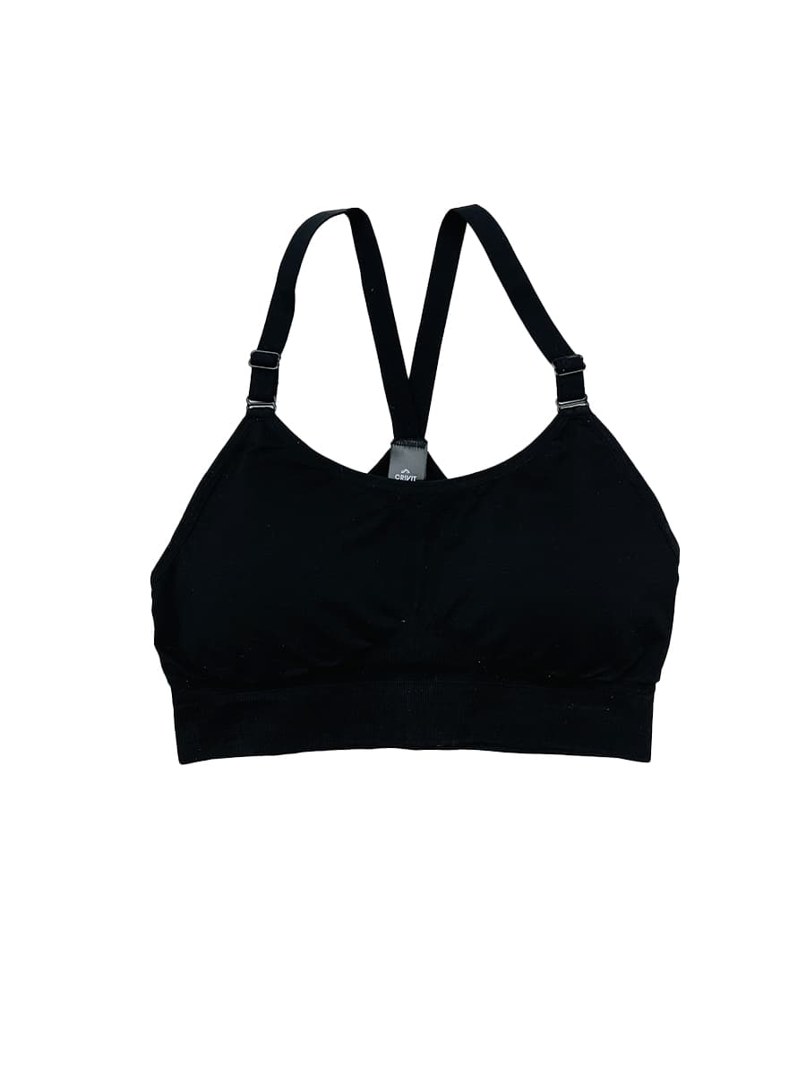 نیم تنه ورزشی زنانه مشکی برند Crivit کد va1601