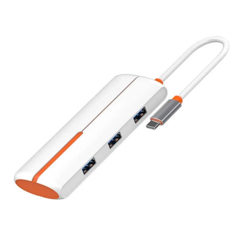 هاب 5 پورت تایپ سی به USB3.0 و Type-C الدینیو مدل DS-25U