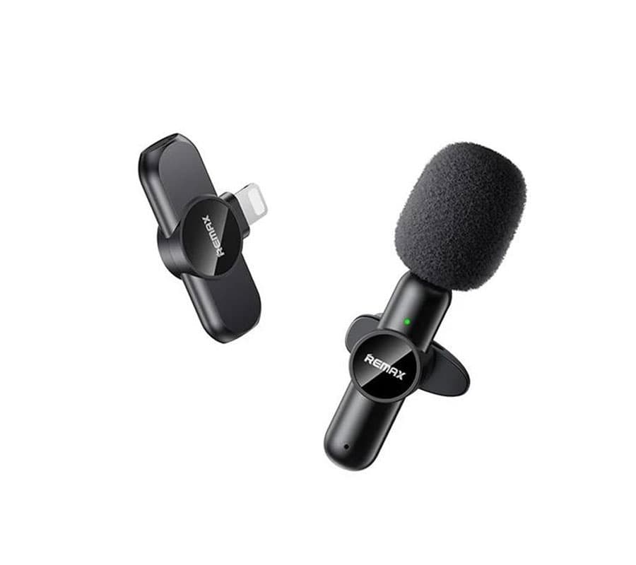 میکروفن یقه ای بیسیم ریمکس مدل K09-Lightening