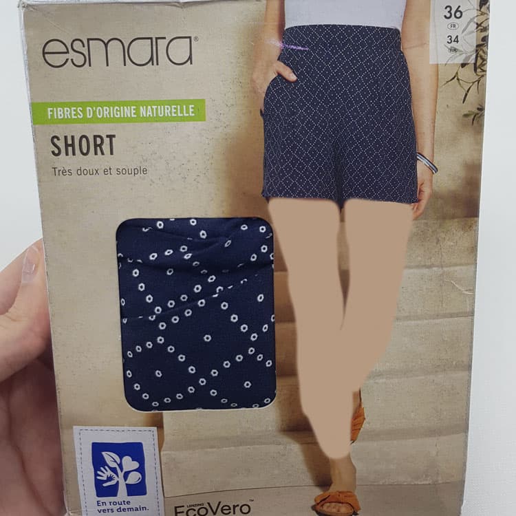 شورتک زنانه جیب دار اسمارا b2701