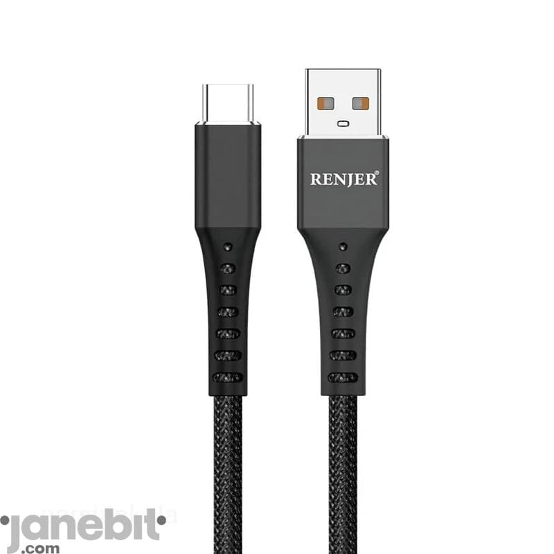 کابل فست شارژ TYPE-C برند: RENJER مدل: RJ-44