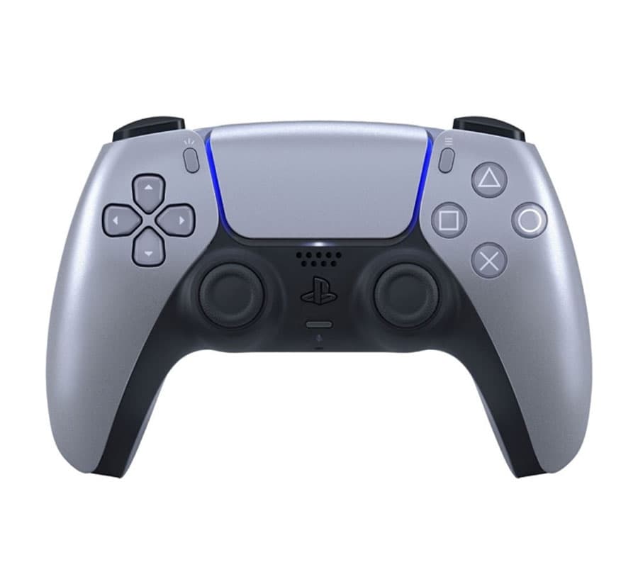 دسته بازی بی‌سیم سونی مدل PlayStation 5 DualSense Sterling Silver
