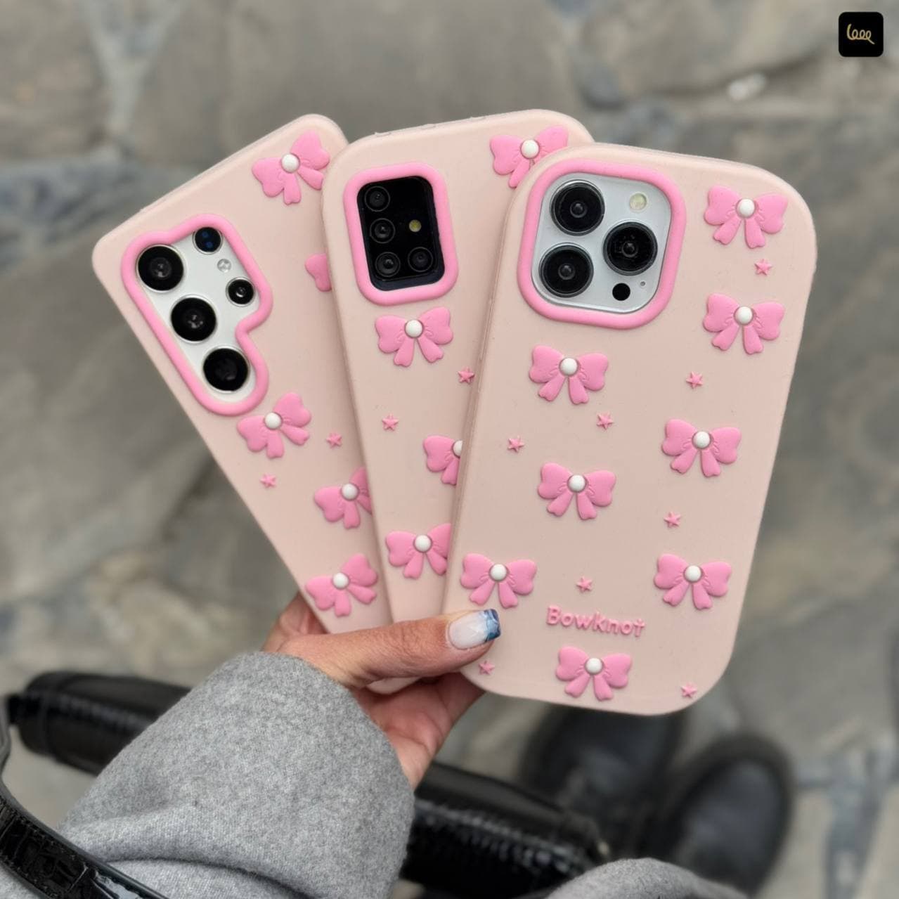 قاب پاپیون صورتی