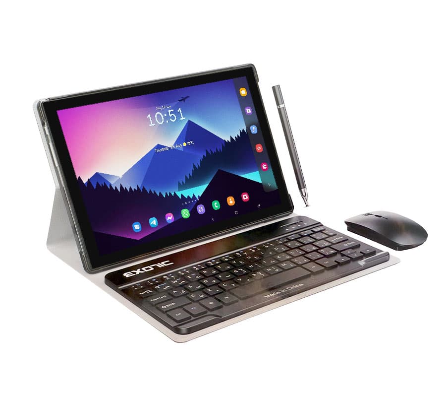 تبلت 10.1 اینچ EXORIC مدل EXO-10 ظرفیت 64 گیگابایت و رم 4 گیگابایت