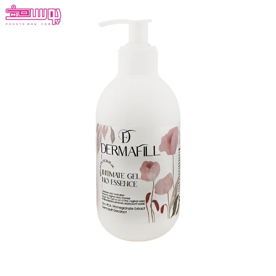 ژل بهداشتی بانوان درمافیل بدون اسانس حجم 300ml