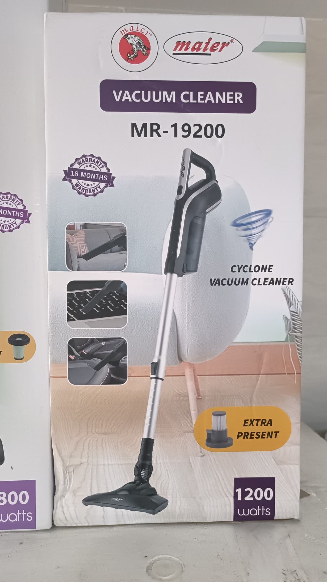 جاروبرقی ایستاده مایر مدل MR-19200 (وات1200)