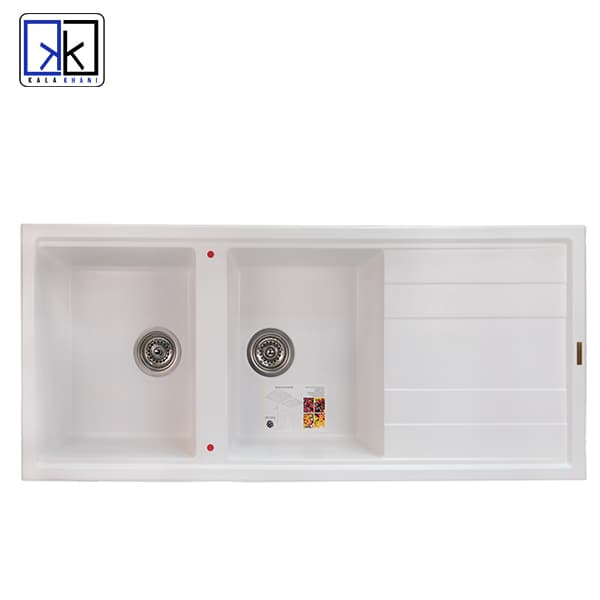 سینک ظرفشویی گرانیتی سولار مدل s39 سفید