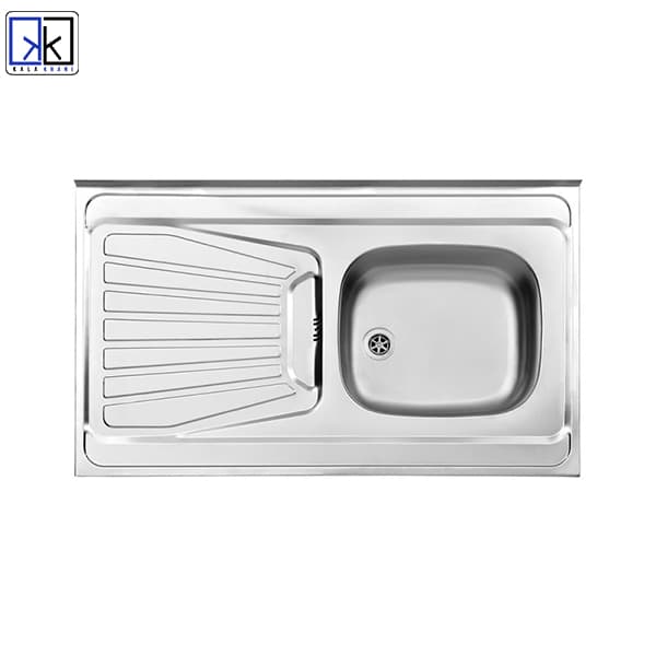 سینک روکار استیل البرز کد 165 عرض 50