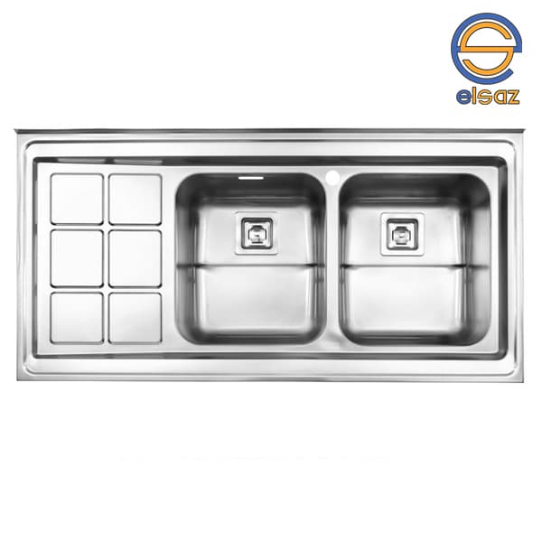 سینک روکار استیل البرز مدل 761