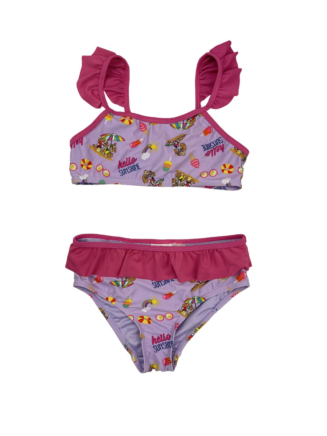 ست مایو دو تکه دخترانه Paw Patrol کد va1502