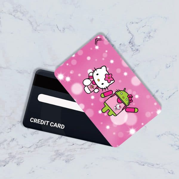 استیکر کارت بانکی مدل کیتی کد CAC247-K