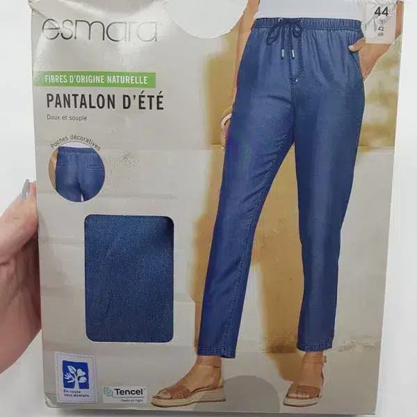 شلوار زنانه لیوسل برند اسمارا کد b2555