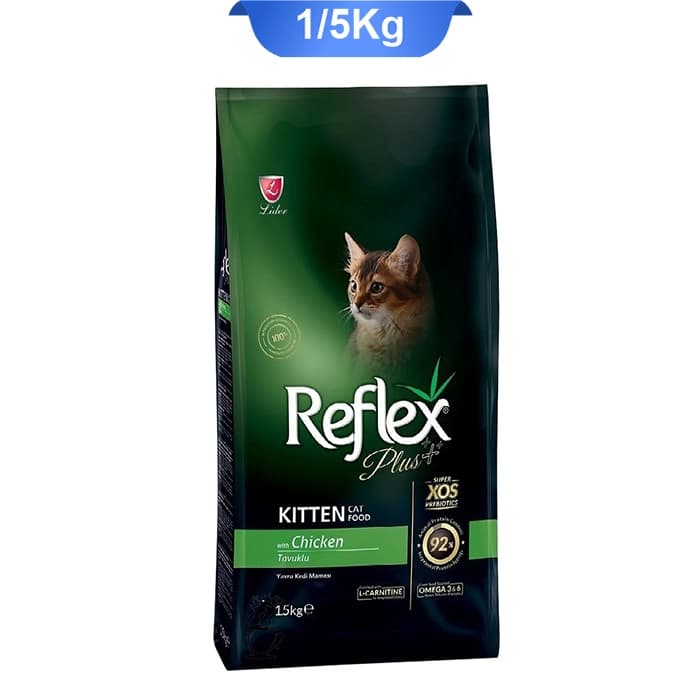 غذای خشک بچه گربه رفلکس پلاس مدل کیتن وزن 1.5 کیلوگرم