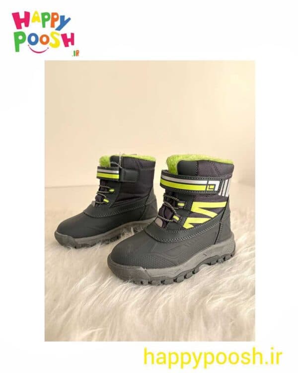 نیم بوت خاکستری سبز