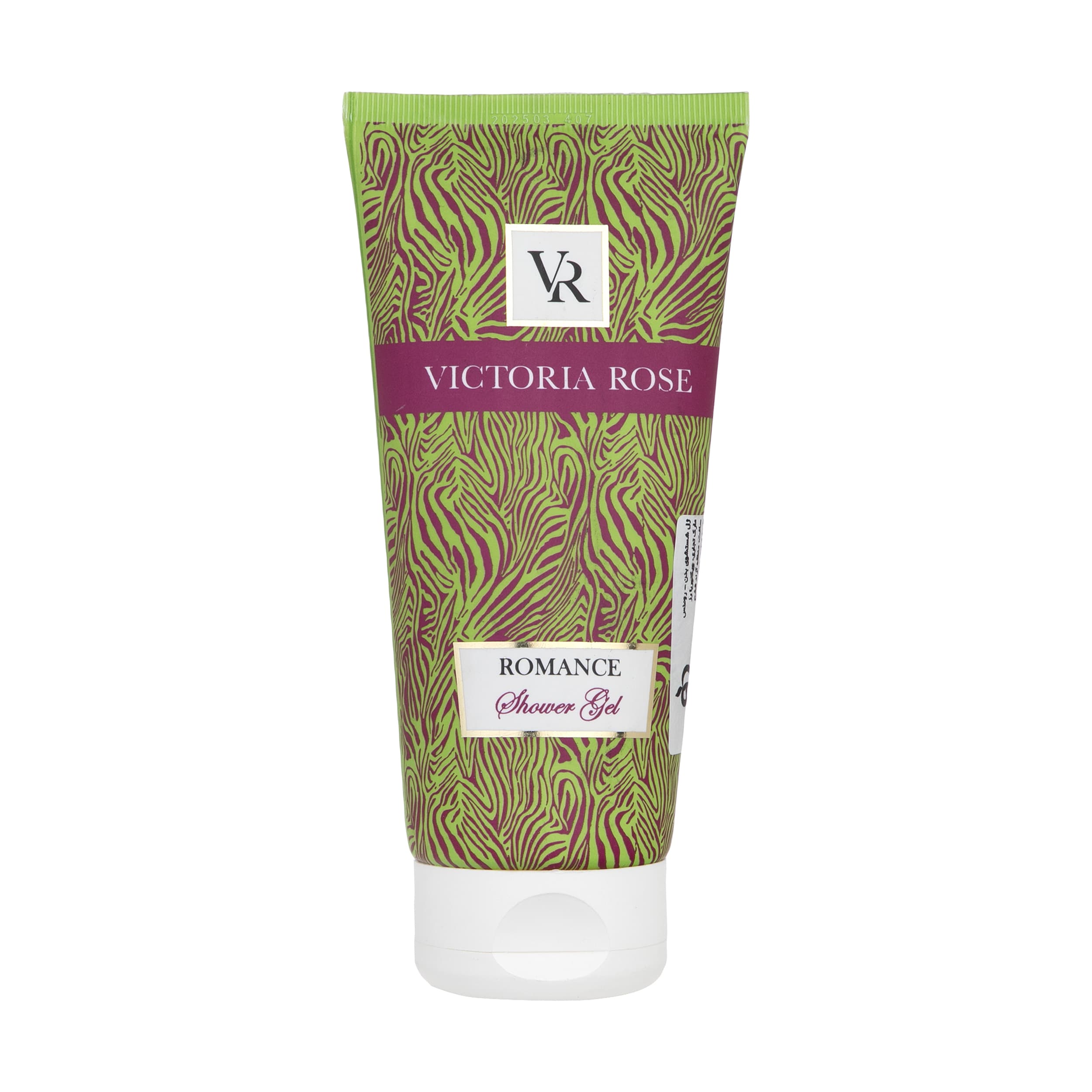 ژل شستشو بدن ویکتوریا رز مدل رومنس (ROMANCE) مناسب پوست های چرب حجم 200 میلی لیتر
