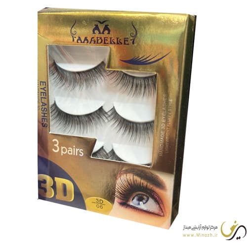 مژه مصنوعی سه جفتی مابل eyelashes