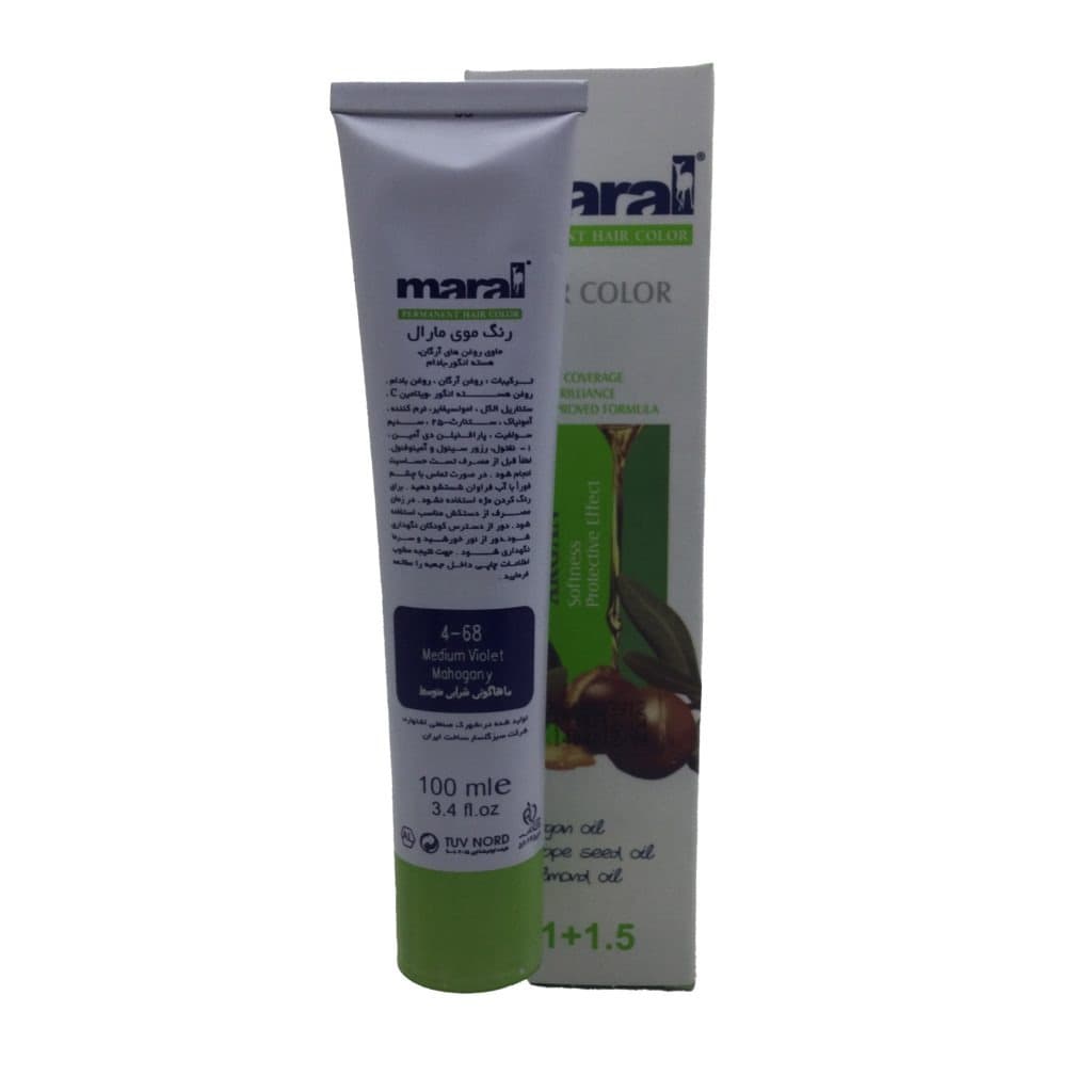 رنگ مو مارال_ماهاگونی شرابی متوسط4-68