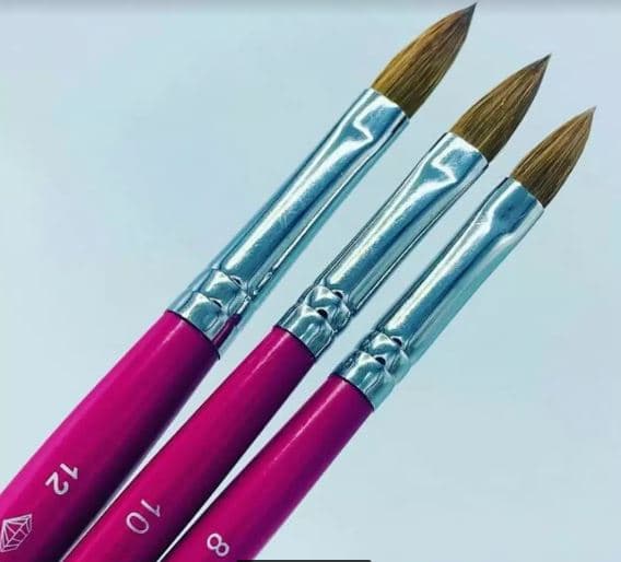 قلم کاشت ناخن اشکی موی طبیعی سایز 12 دیاموند Diamond