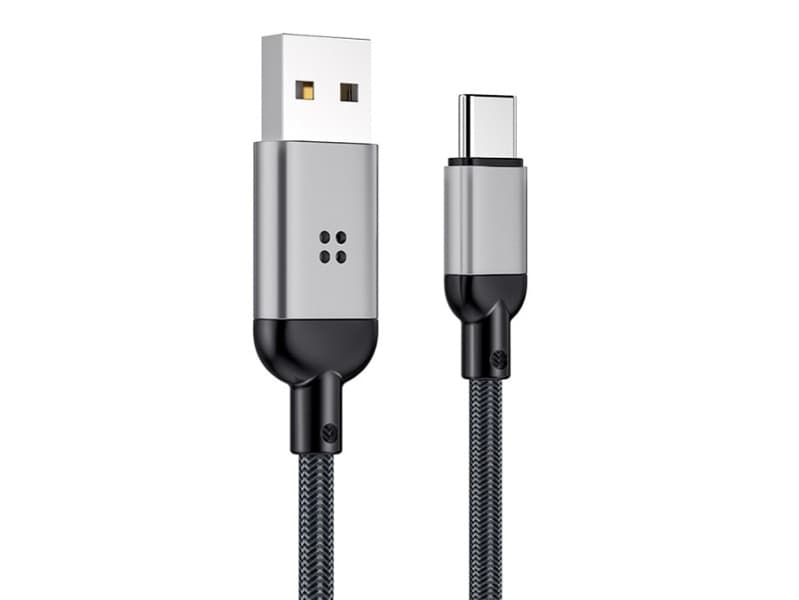 کابل تایپ سی رقص نور راک Rock R6 Type-C Cable 1M RCB0761