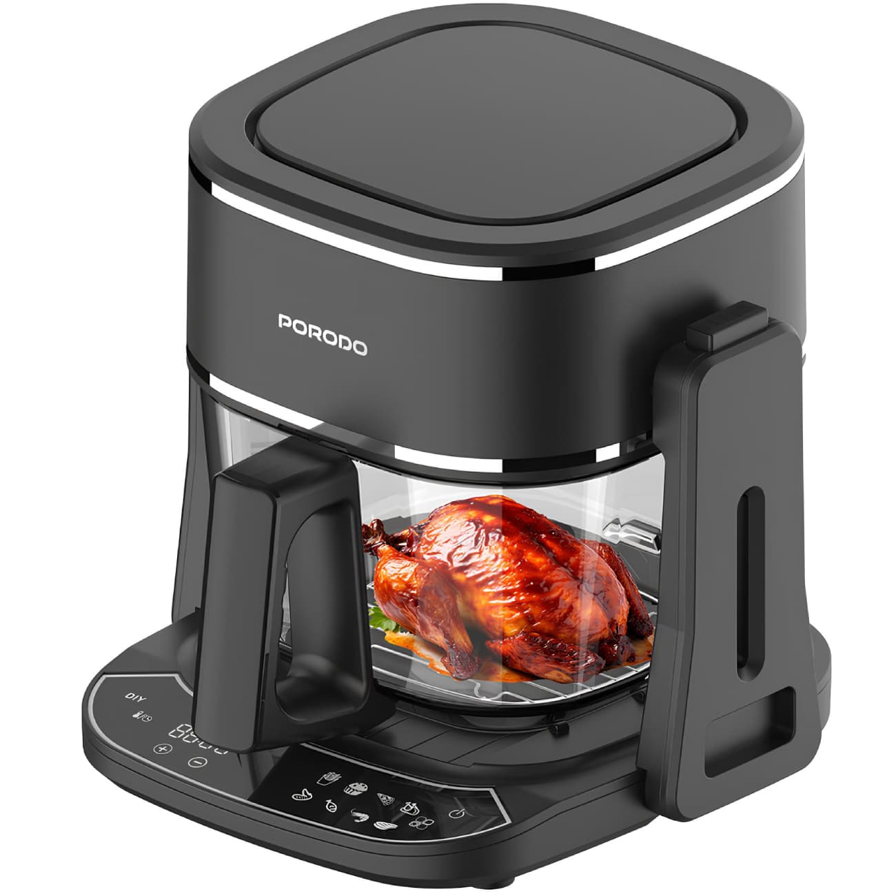سرخ کن و هواپز و گریل پرودو Porodo Lifestyle Dual Design Air Fryer & Grill PD-LFST022