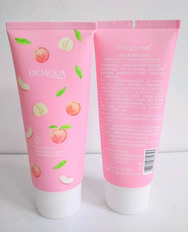 فوم شستشو صورت هلو بیوآکوا وزن ۱۰۰ گرم