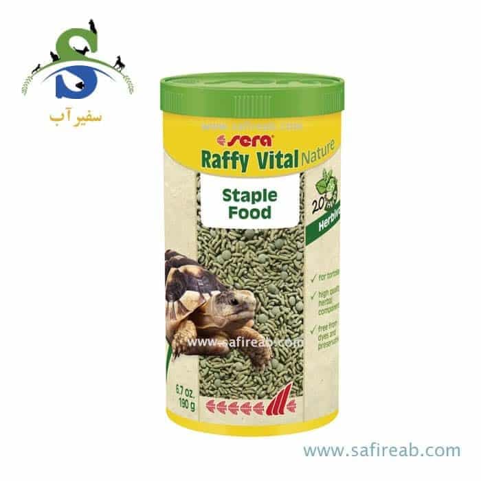 غذای استیکی و قرصی لاک پشت گیاه خوار رافی ویتال سرا
