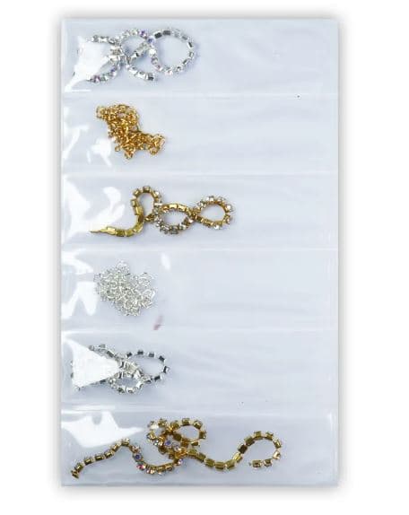 دیزاین زنجیر طراحی ناخن 6 عددی یانگ نیل Young Nails