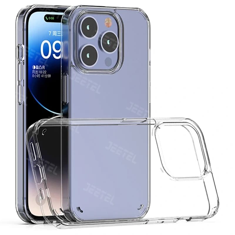 کاور اورجینال تمام شفاف مناسب برای گوشی IPHONE 15 Pro Max از برند Berlia