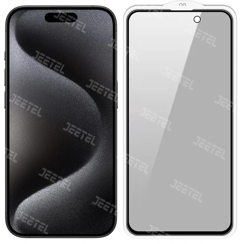 گلس پرایوسی فیلم گوشی ایفون IPHONE 15 Pro (28 درجه اورجینال)