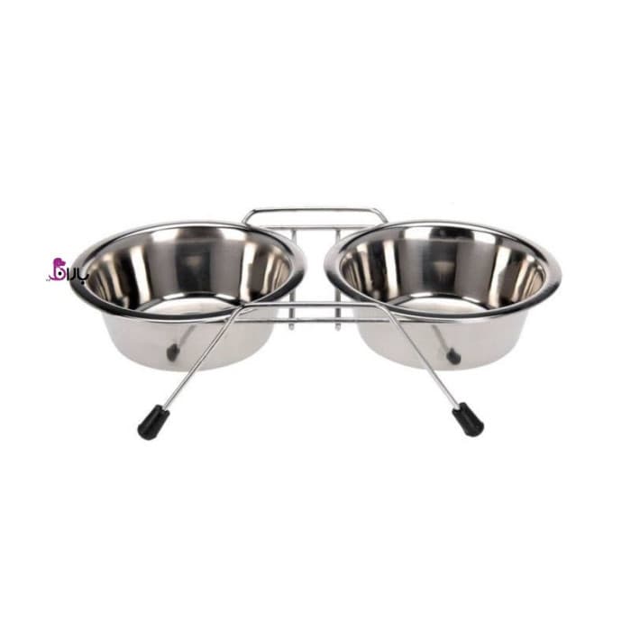 ظرف غذا دوقلو استیل پایه دار سایز 3