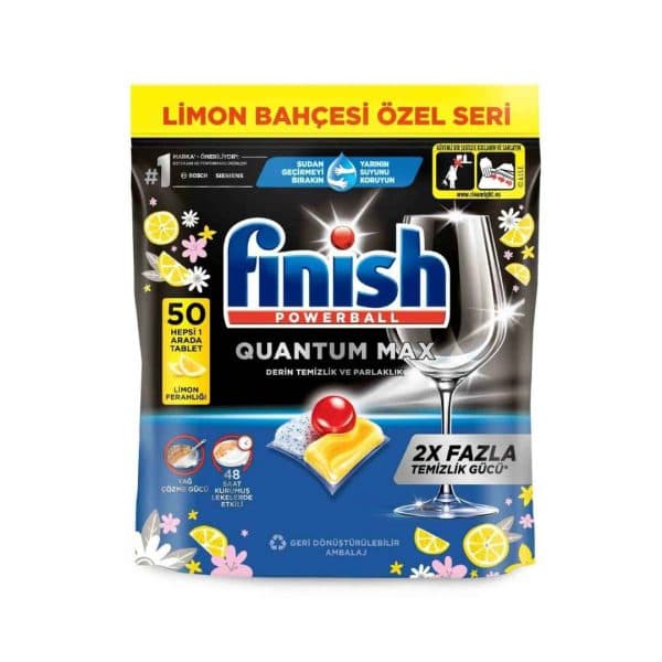 قرص ماشین ظرفشویی فینیش مدل Quantum max بسته 50 عددی