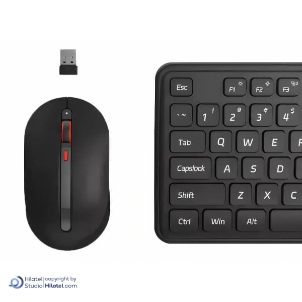 ست ماوس و کیبورد بی سیم شیائومی مدل MIIIW Combo Gen 3 MW24PB03
